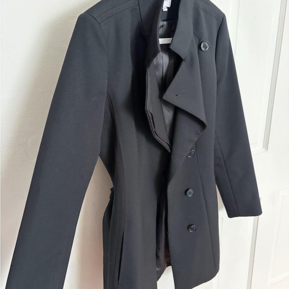 Reiss Luca Wrap Front Jacket 4 - Picture 12 of 15